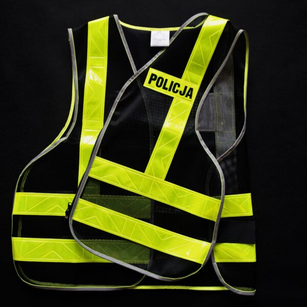 Kamizelka motocyklowa Policja (czarna)